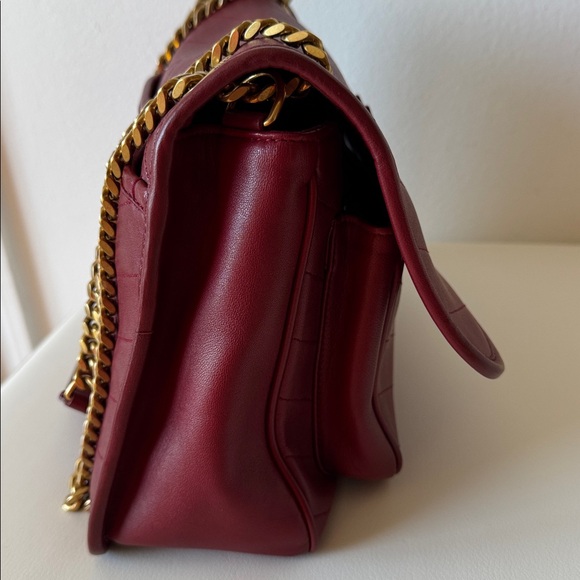 Saint Laurent RARE Burgundy Niki Medium Leather Bag with Gold Tone Hardware - Picture 6 of 17